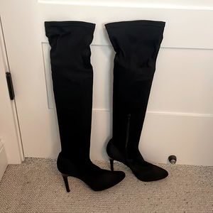 Women’s over the knee black boots Size 7.5